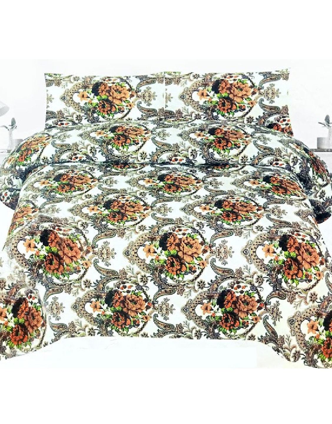 Single Bed Sheet with 1 Pillow Cover Price in Pakistan