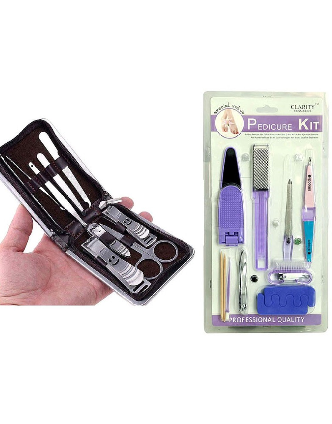 Pack of 2 Manicure & Pedicure Tools Kits Price in Pakistan