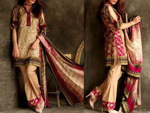 Libas Embroidered Lawn Dress LS-6A Price in Pakistan