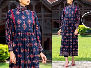 2-Piece Heavy Embroidered Lawn Dress 2024 Price in Pakistan