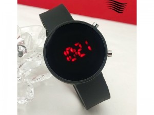 LED Rubber Strap Watch for Kids - Black Price in Pakistan