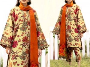 Digital All-Over Print Lawn Dress with Voil Lawn Dupatta Price in Pakistan
