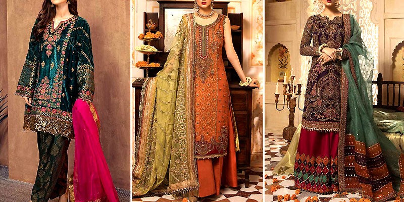 Pakistani Winter Wedding Dresses Collection 2025
