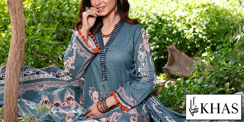 KHAS Unstitched Summer Lawn Dresses Collection