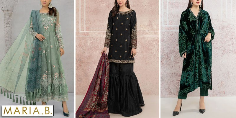 Maria B Evening Party Wear Dresses Collection