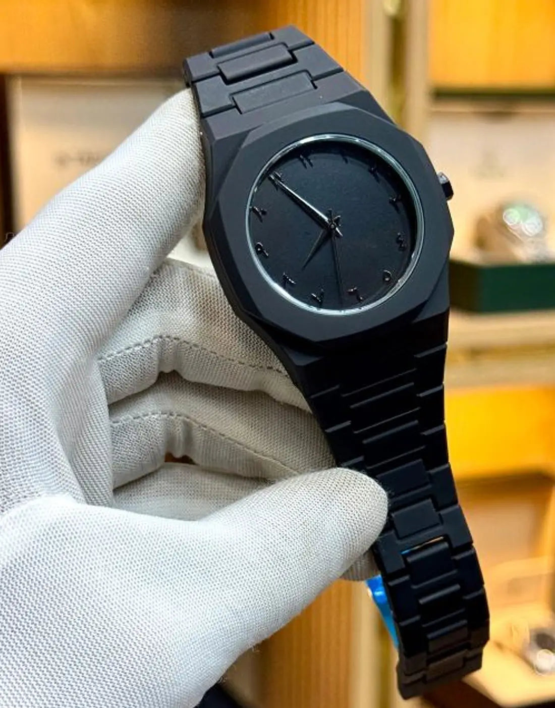 Stylish Arabic Aura Watch for Boys Featuring Durable Fiber Chain