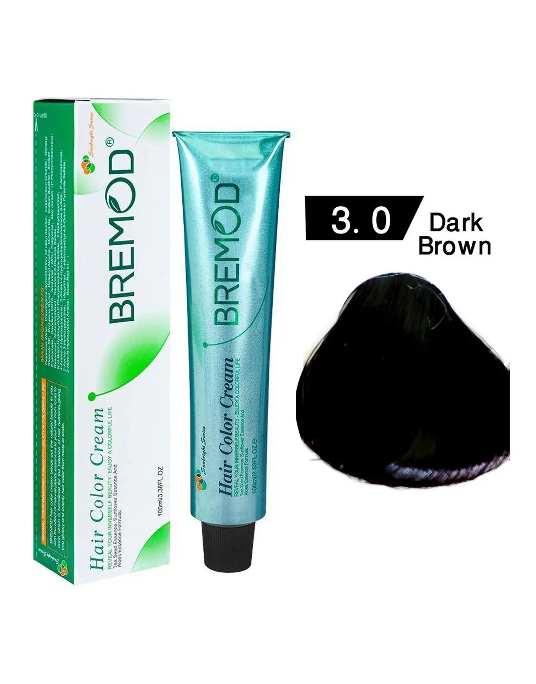 Bremod Hair Color Dark Brown 3.0 
