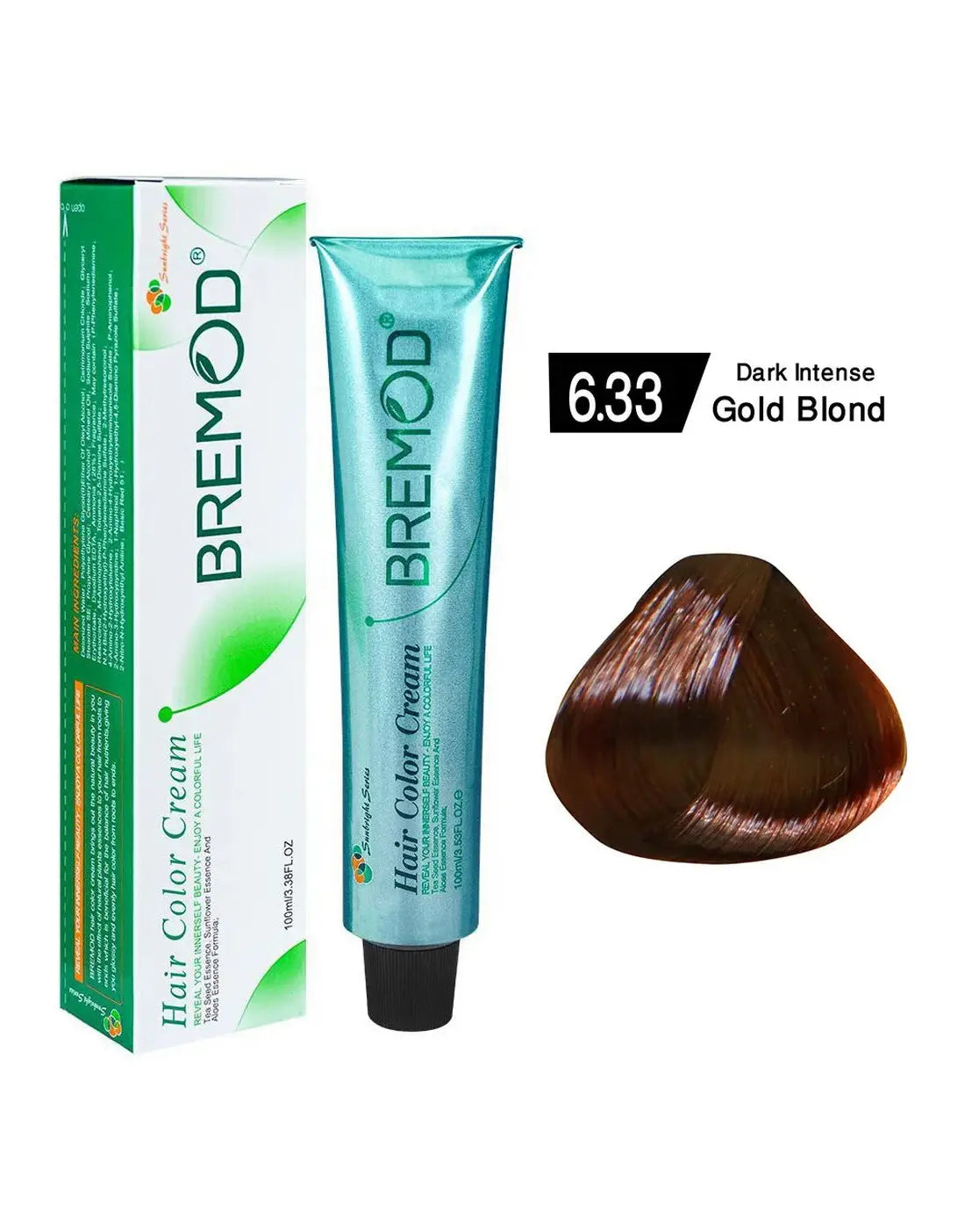 Bremod Hair Color Dark Intense Gold Blond 6.33 