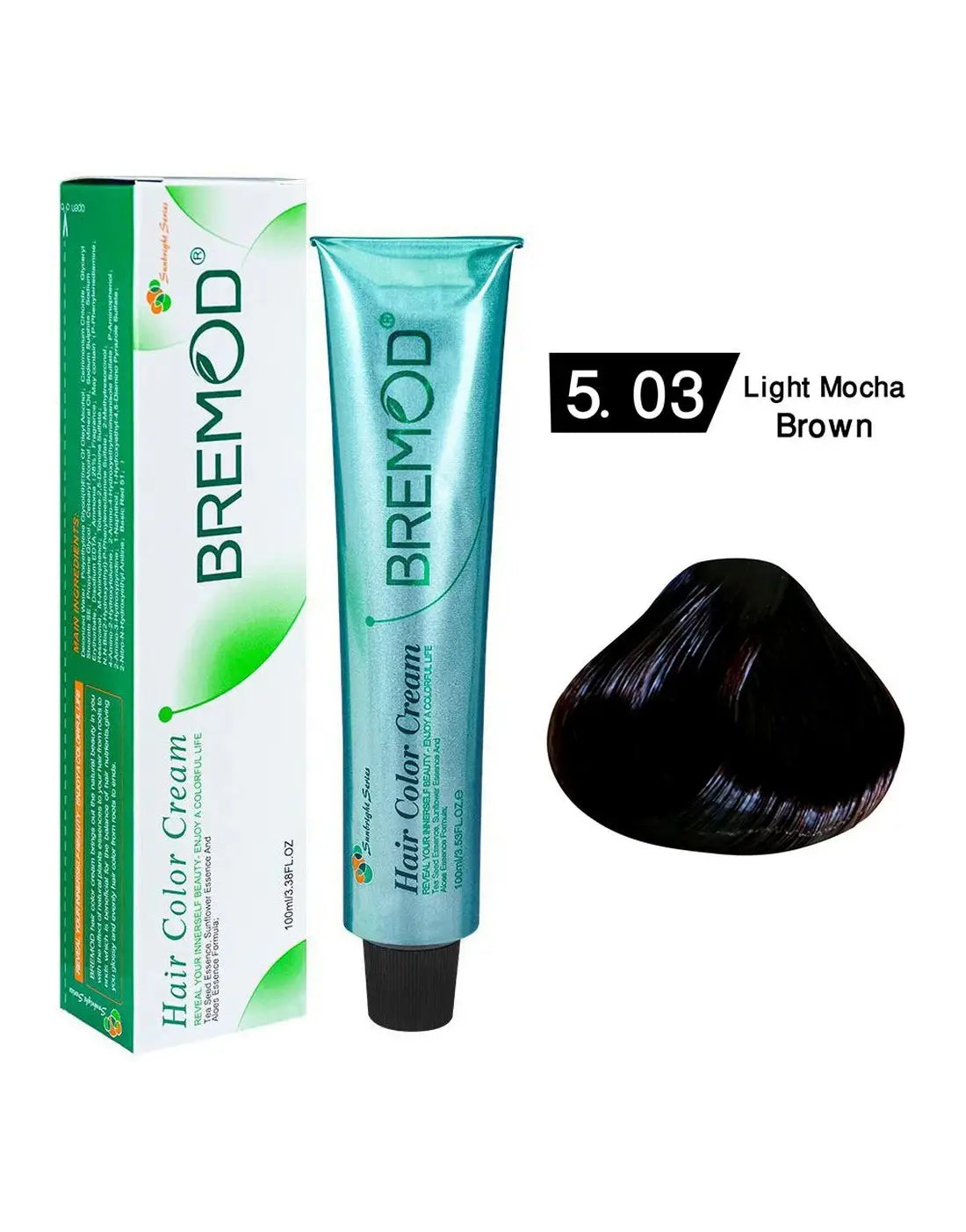 Bremod Hair Color Light Mocha Brown 5.03 