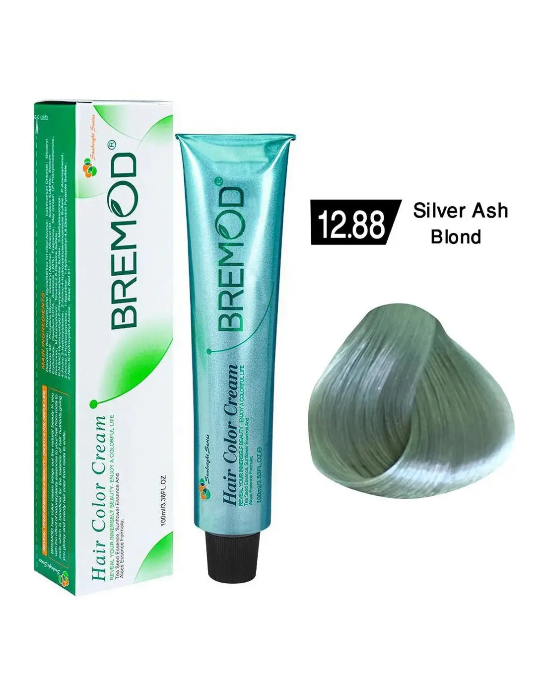 Bremod Hair Color Silver Ash Blond 12.88 