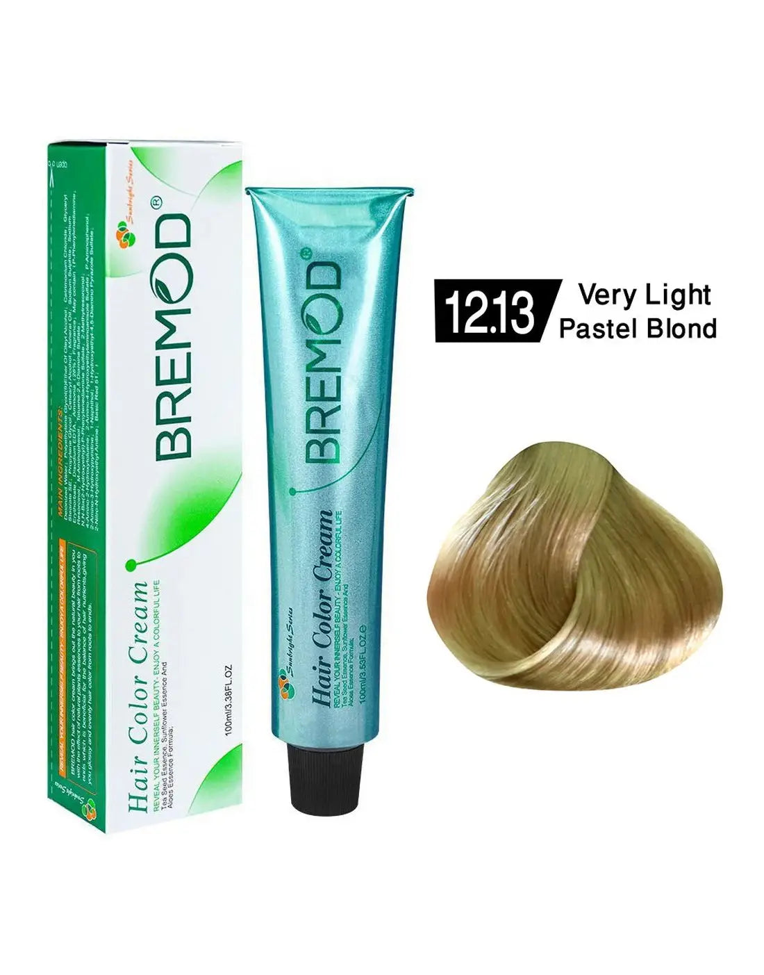 Bremod Hair Color Very Light Pastel Blond 12.13 