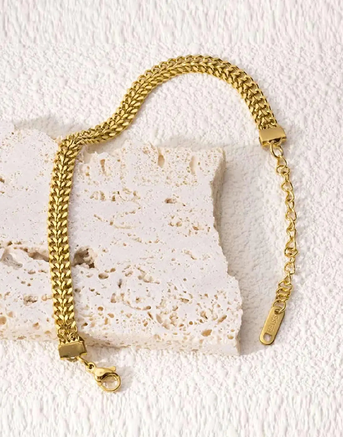 Chic Gold Plated Stainless Steel Bracelet