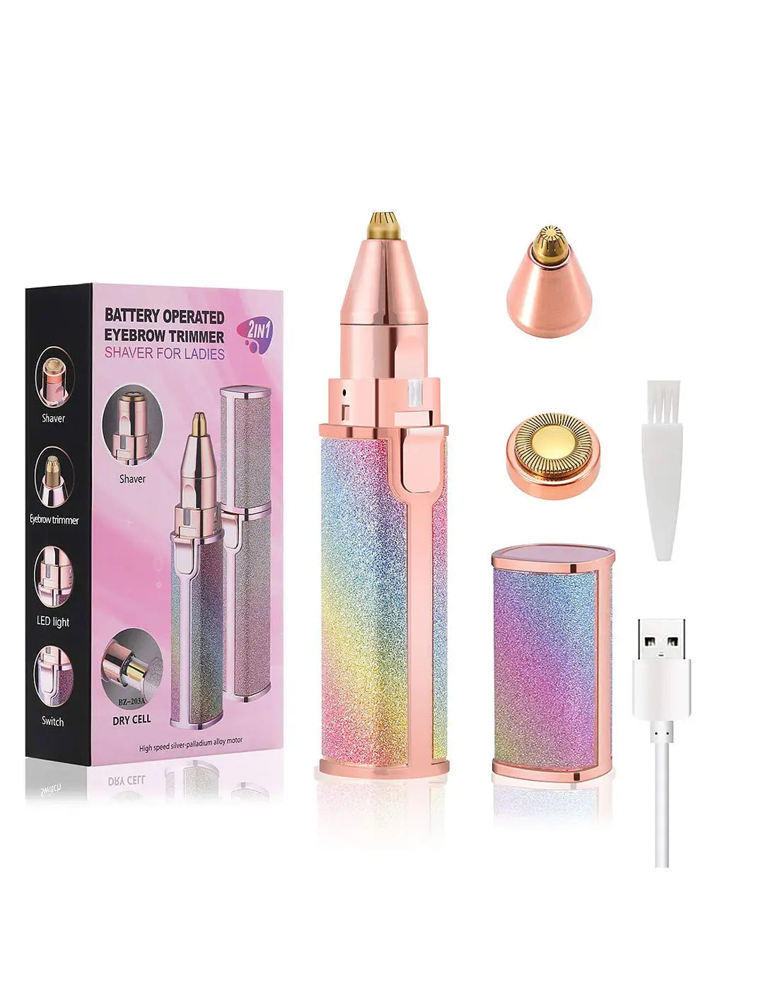 Blawless 2 in 1 Eyebrow Trimmer & Facial Hair Remover Tool for Women