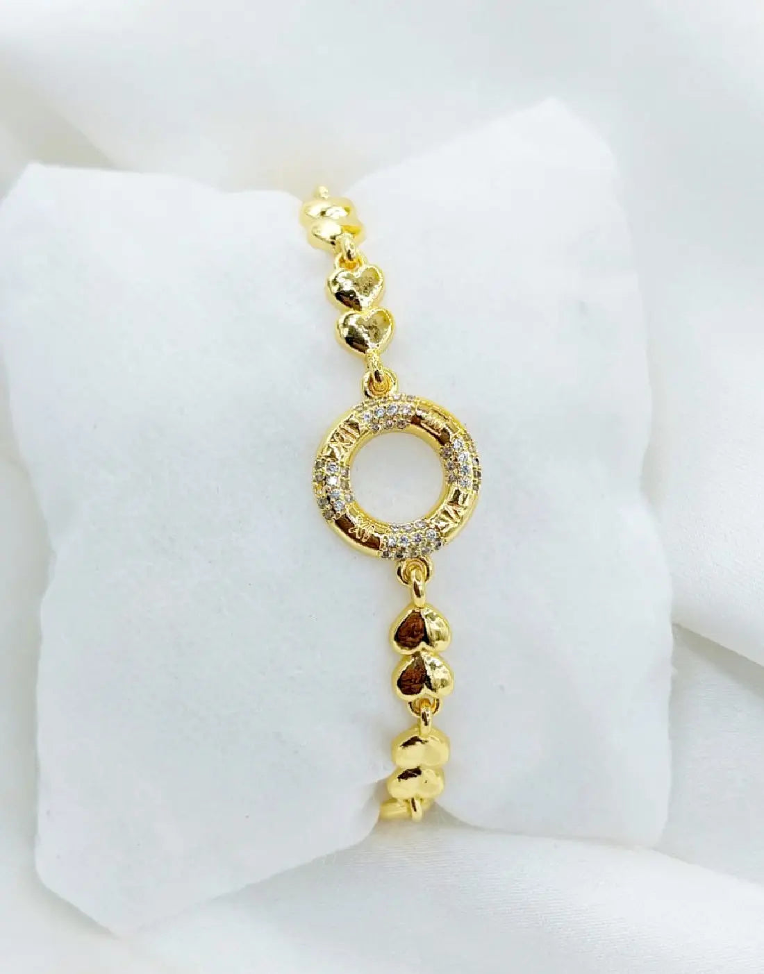 Gold Plated Stainless Steel Fashion Bracelet for Girls