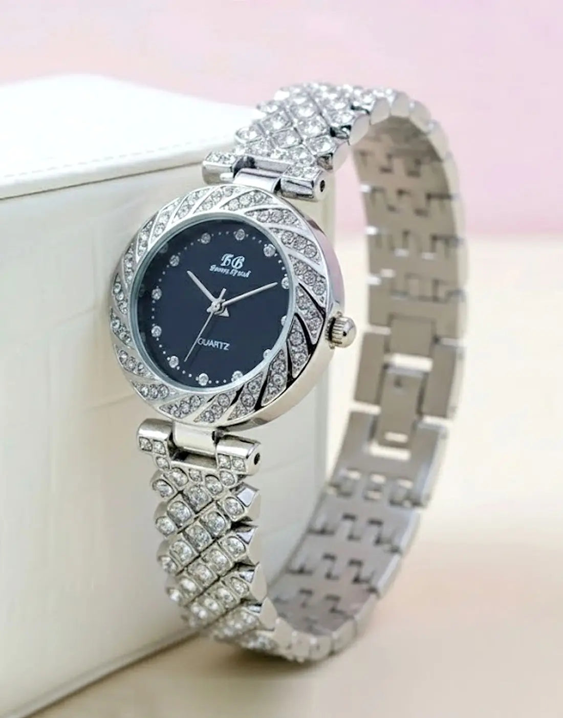 Stylish Silver Fashion Jewelry Watch for Women