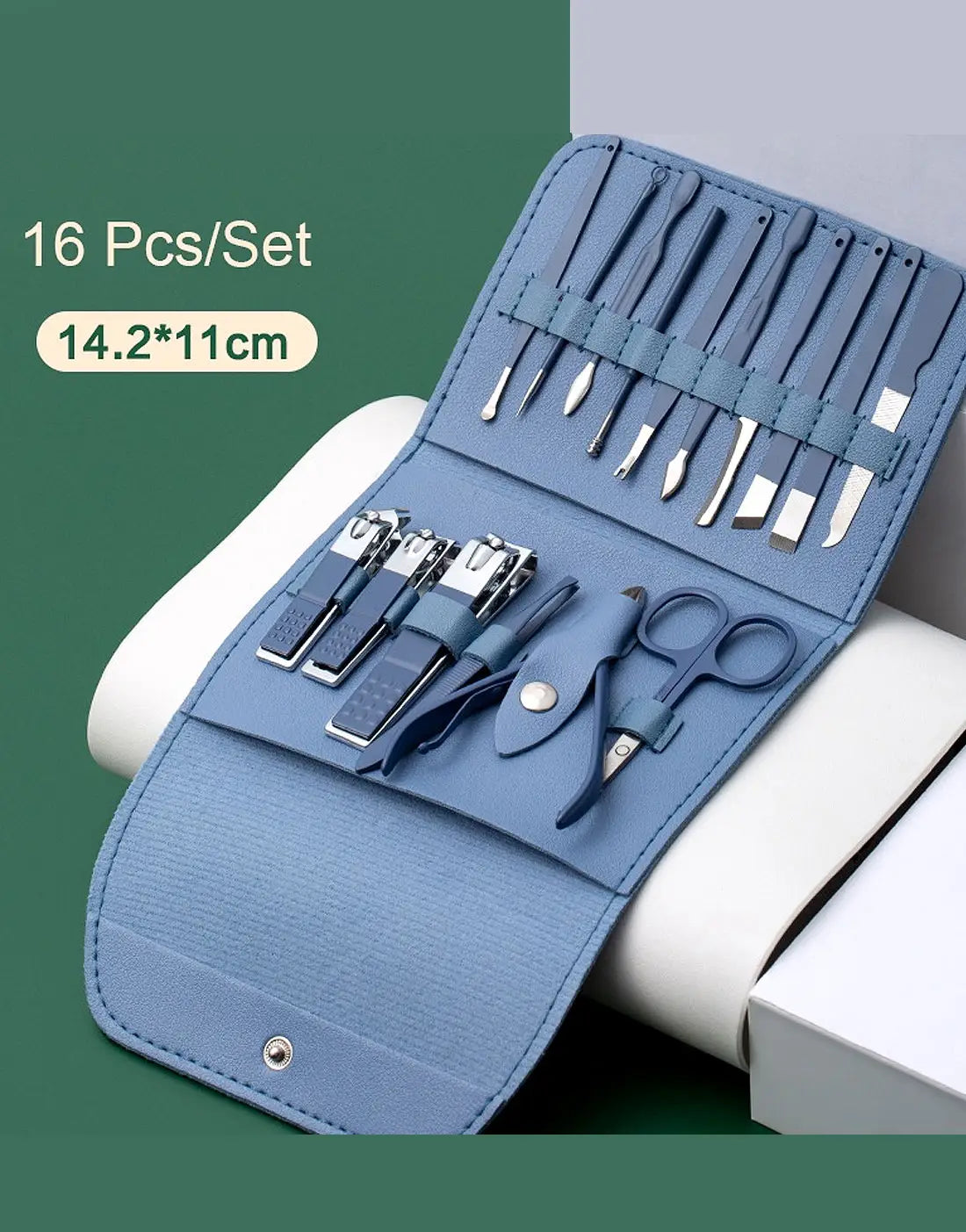 16 Pcs Professional Manicure Pedicure Tools Set