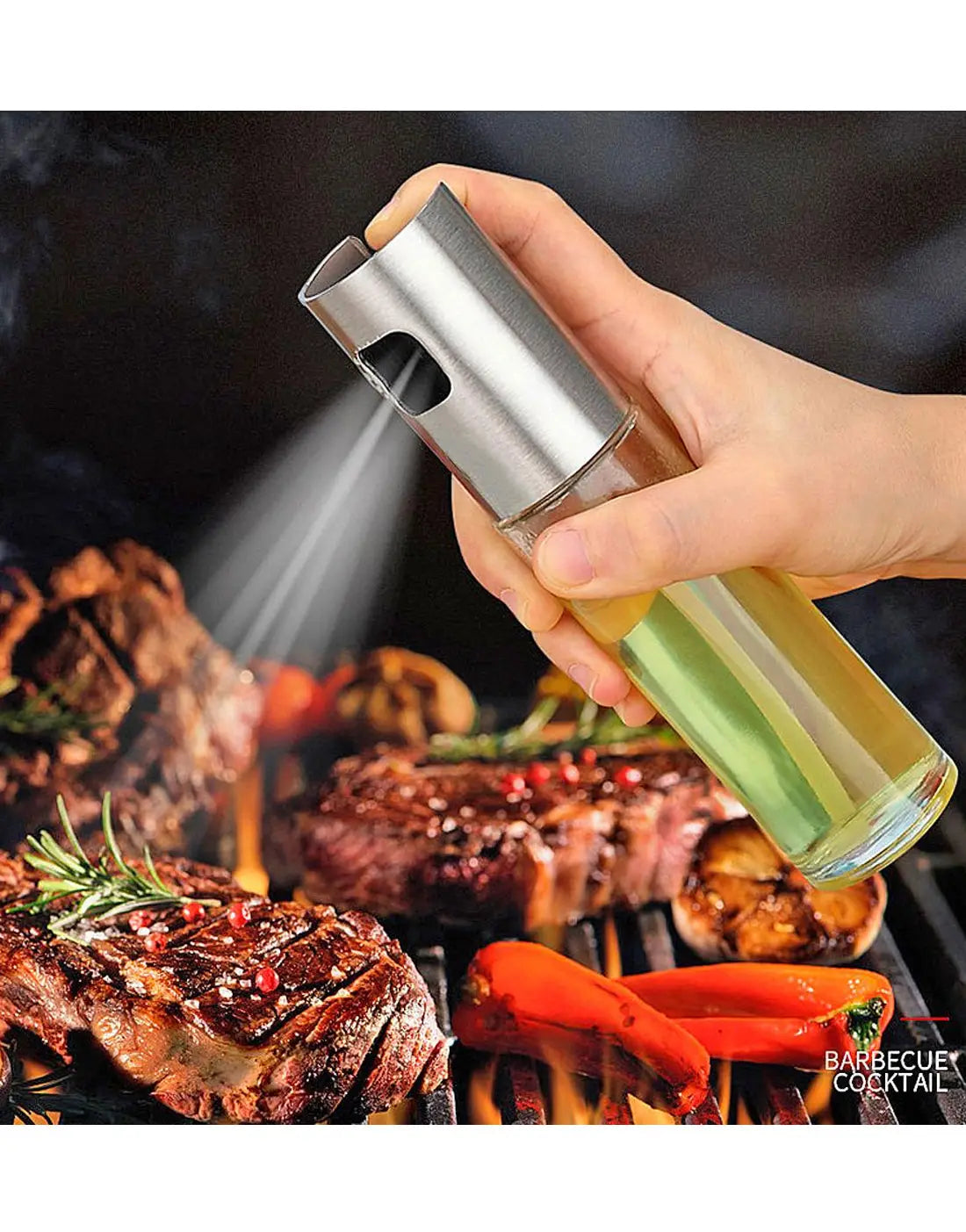 100ml Edible Cooking Oil Spray Bottle for Kitchen Use