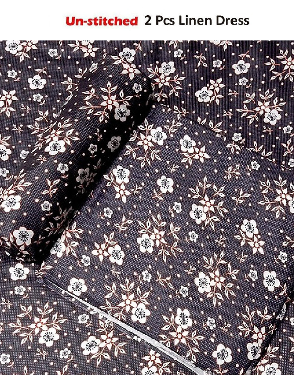 Digital All-Over Print 2-Piece Linen Dress