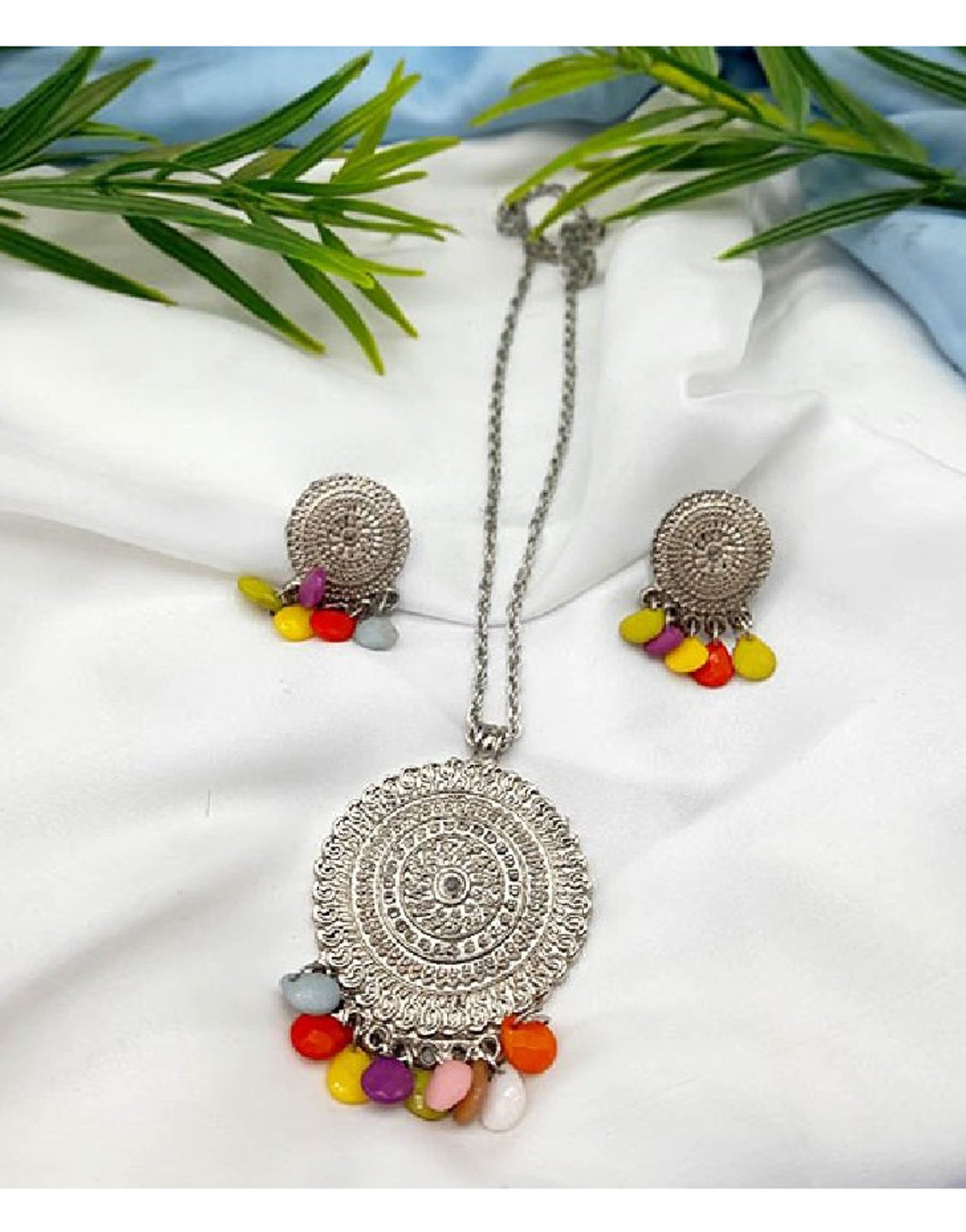 Antique Finish Fashion Jewellery Set