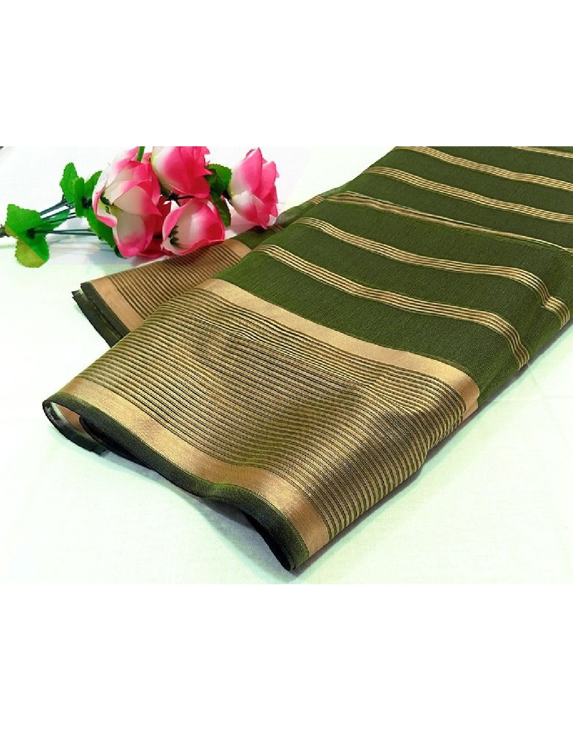 Banarsi Style Katan Silk Dress with Lining Organza Dupatta