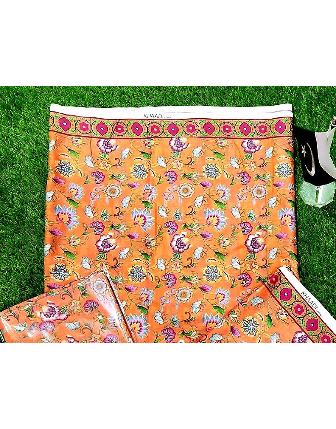 Digital Floral Print 2-Piece Lawn Dress