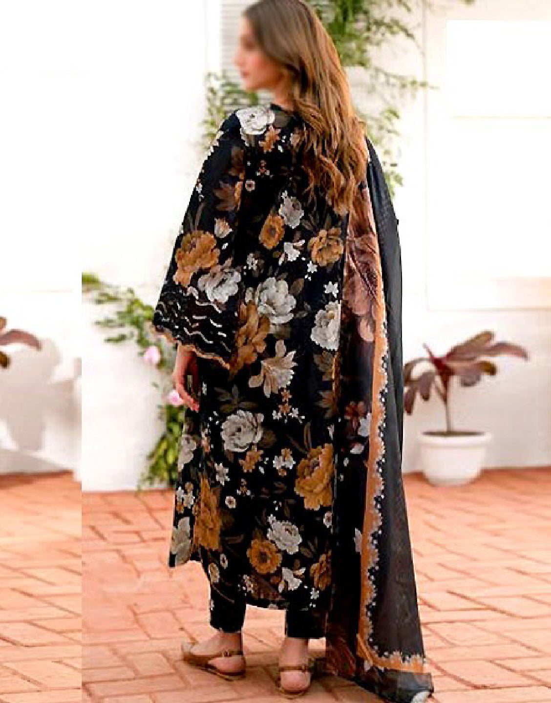 Digital All-Over Print Lawn Suit with Lawn Dupatta