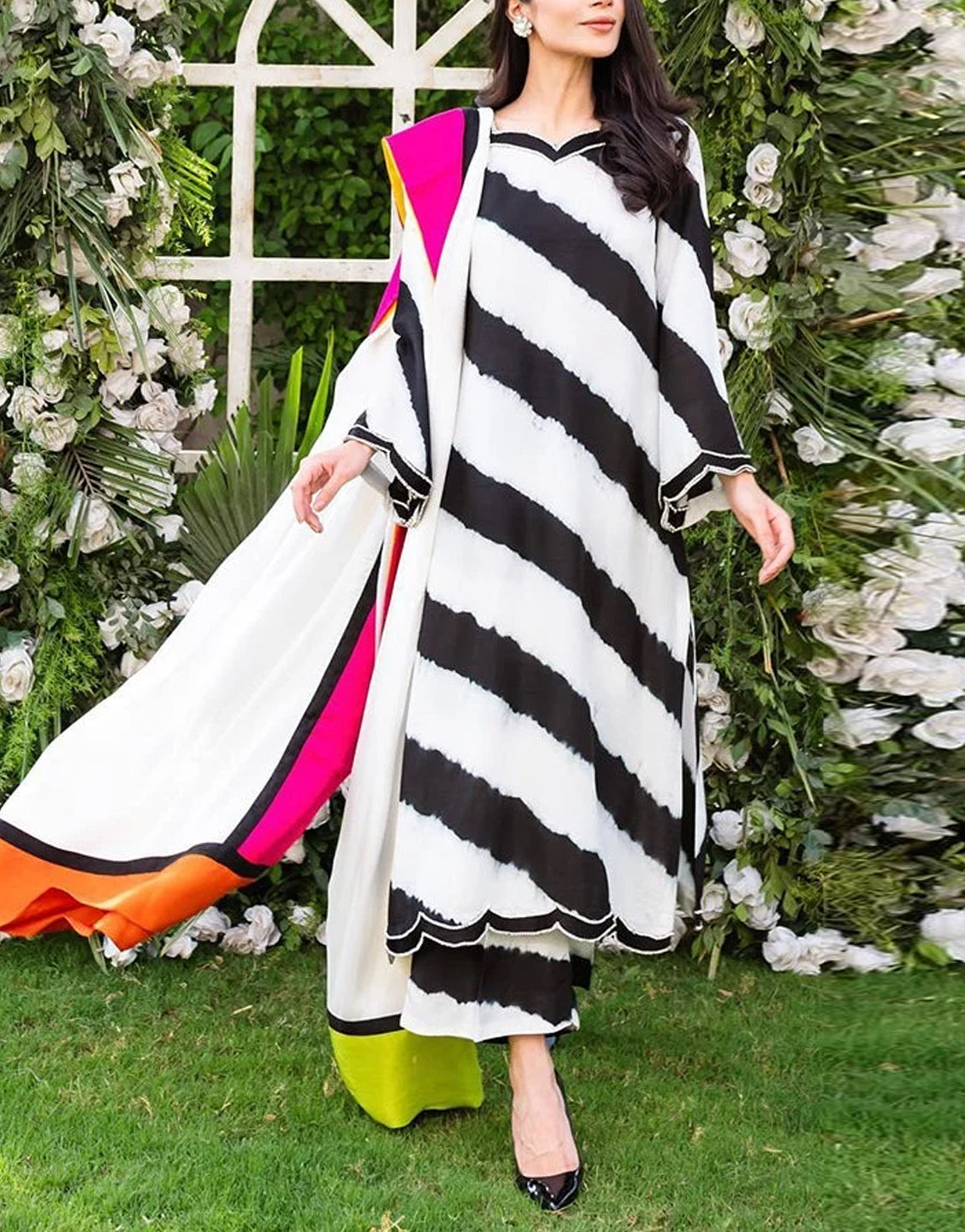 Digital All-Over Print Premium Quality EID Lawn Dress with Voil Lawn Dupatta