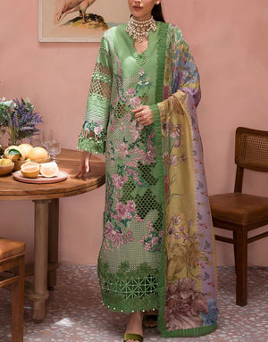 Afrozeh Luxury Summer Lawn Dress 2024 | Celestial Bouquet