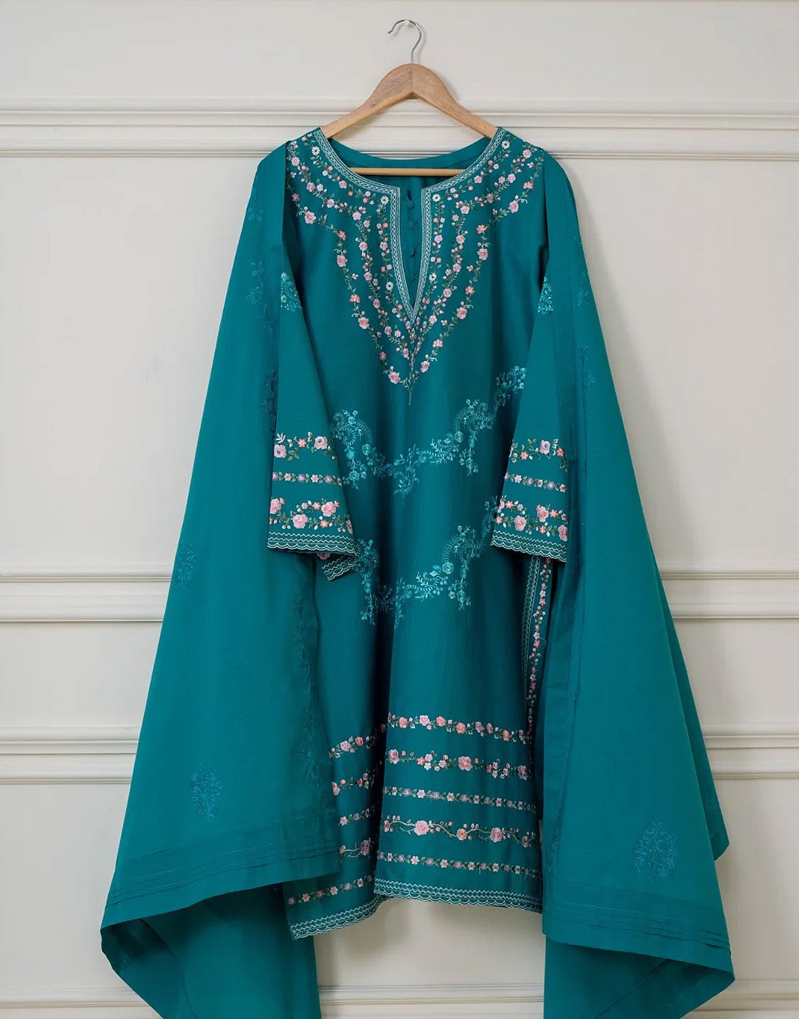 Agha Noor 2 Piece Embroidered Lawn Unstitched | KJ4185