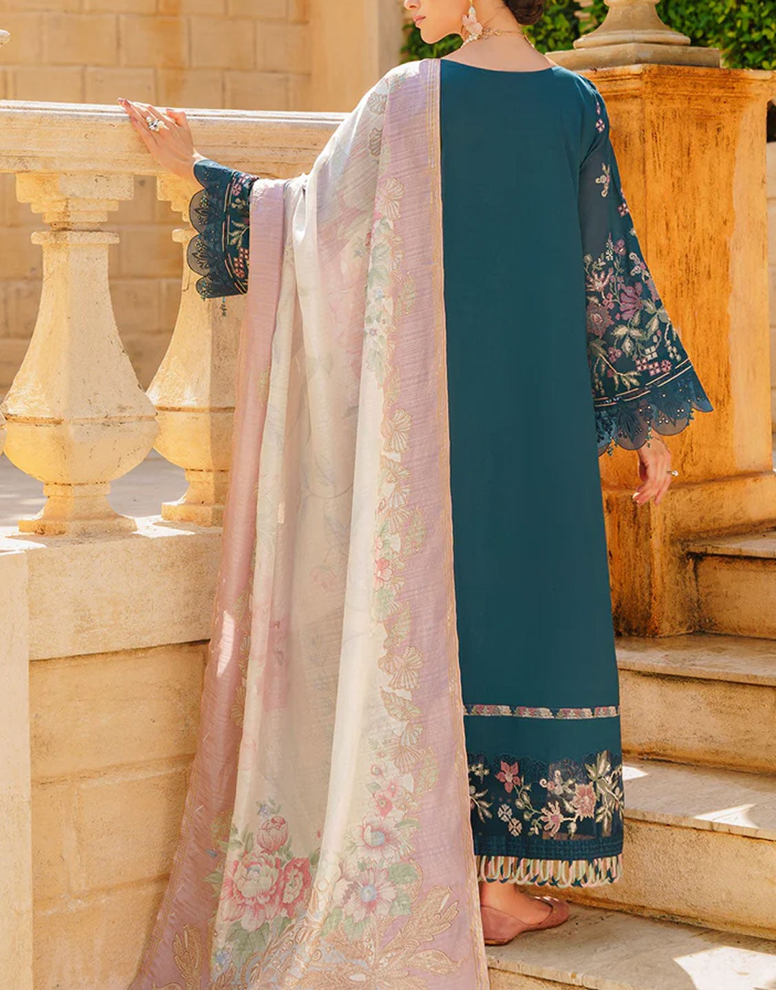 Baroque Luxury Embroidered Swiss Lawn EID Dress | SL12-D02