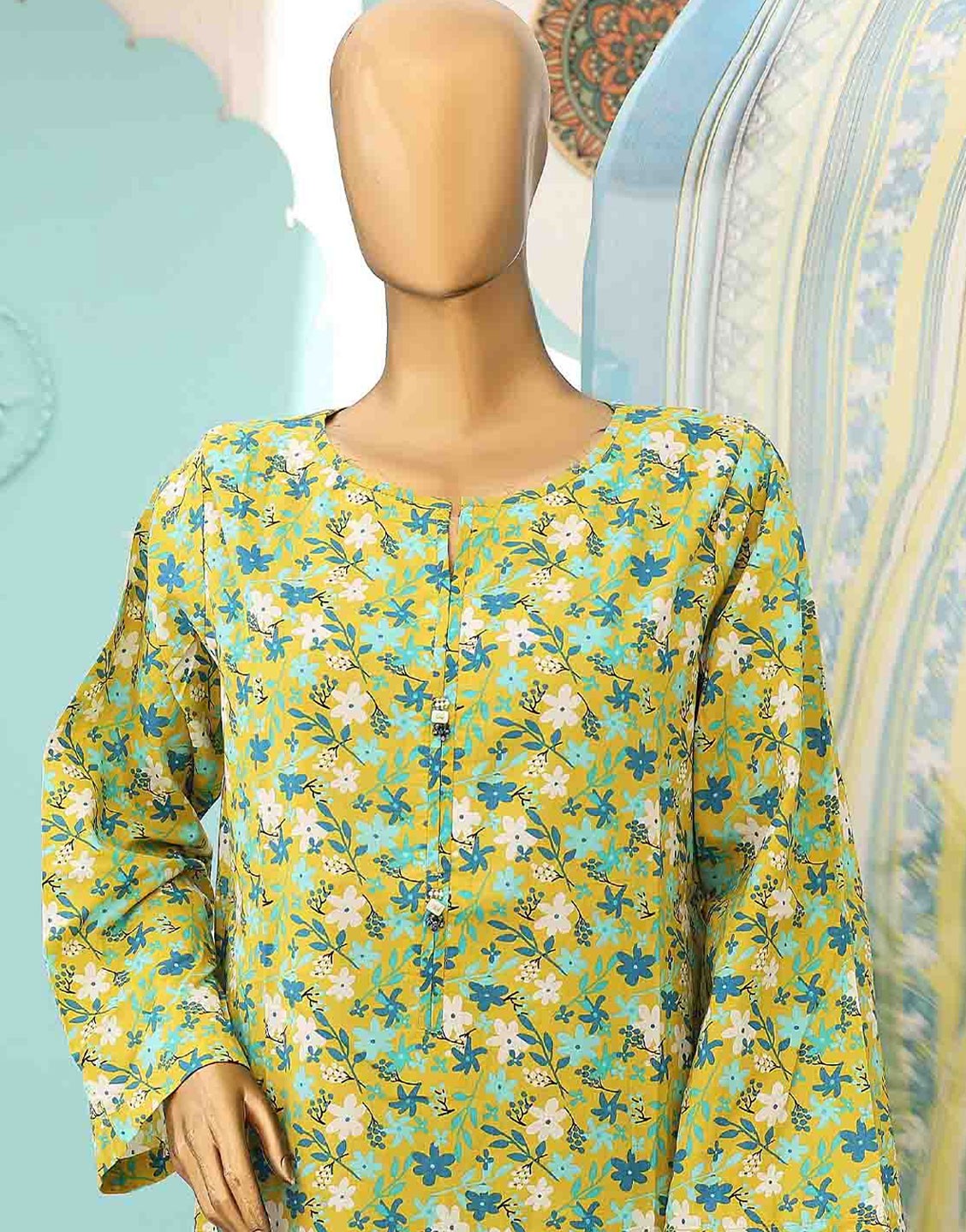 Bin Saeed 3 Piece Printed Summer Lawn Suit | SMCD-0110