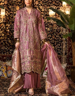 EshAisha Luxury Embroidered Party Wear Dress | EA 514