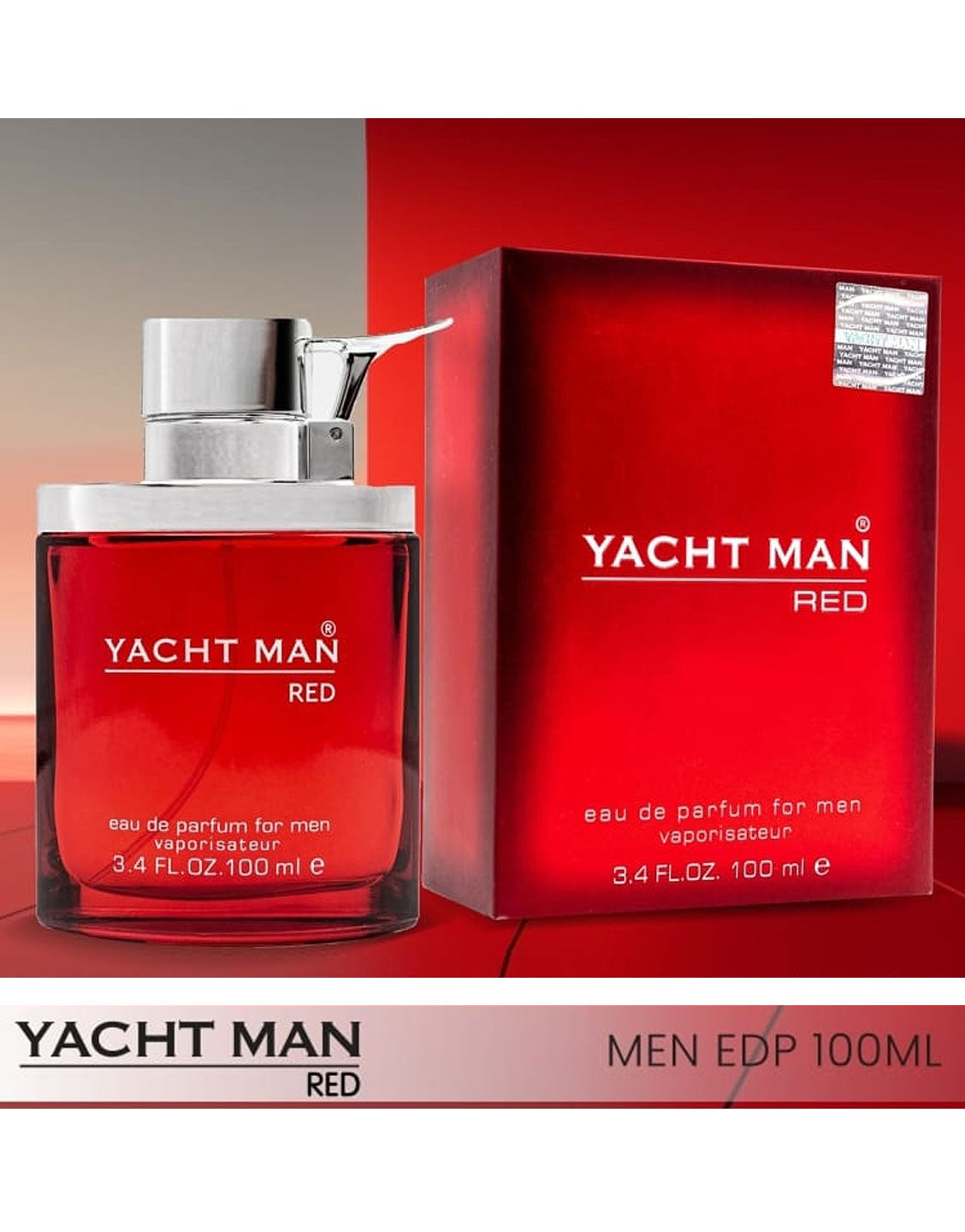 Yacht Man Red EDP Perfume 100ml