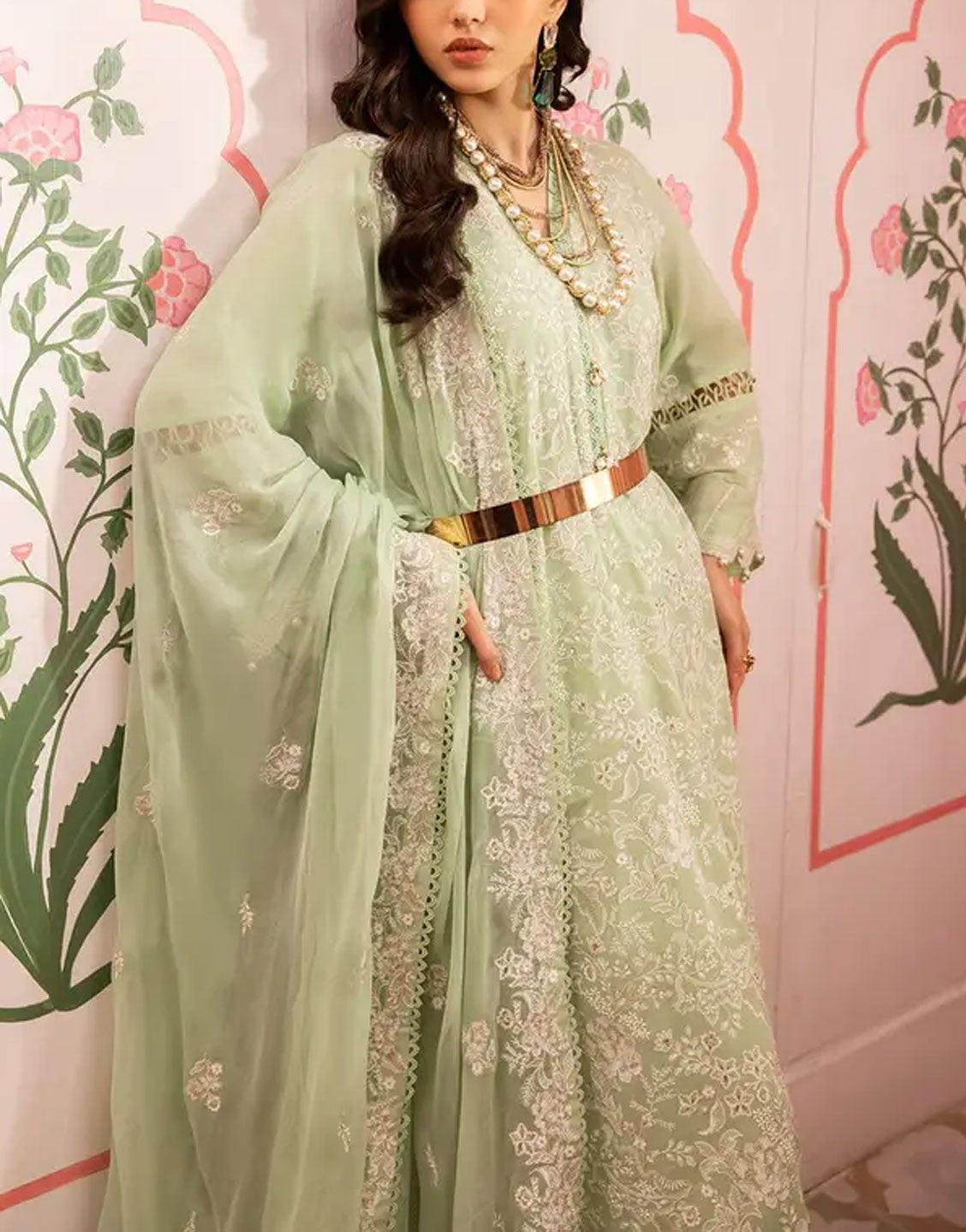 Gul Ahmed 3PC Embroidered Swiss Voile Lawn Dress | LSV-42013 - Out of Stock