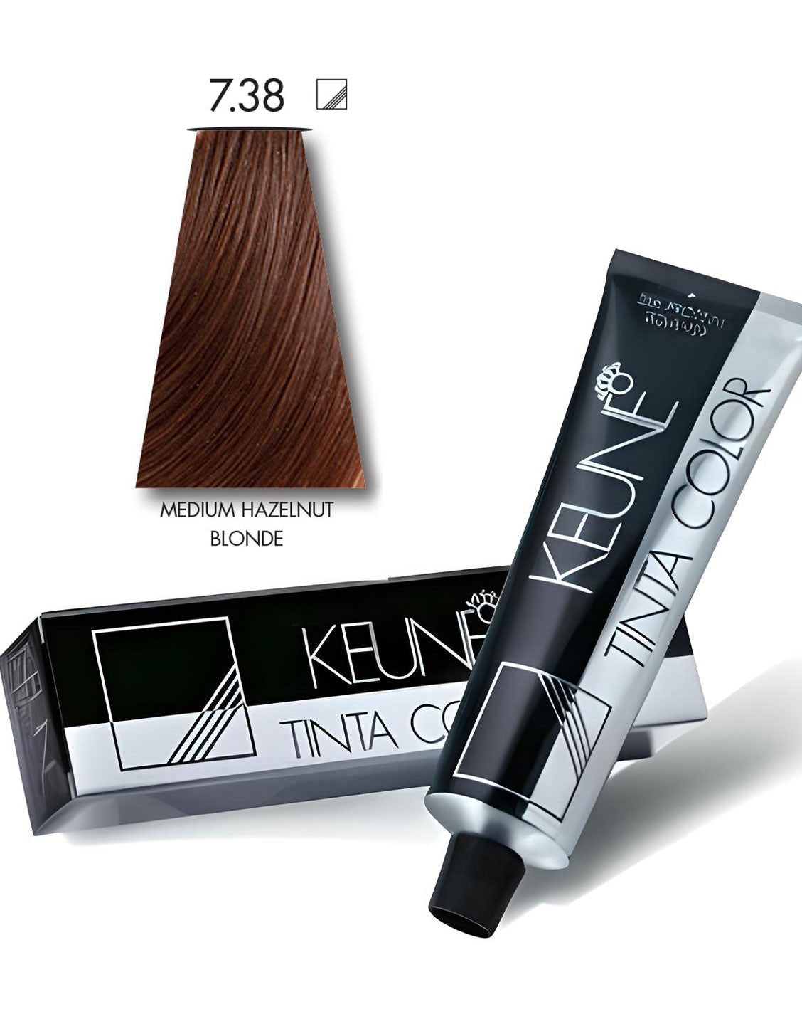 Keune Tinta Hair Color 7.38 Medium Hazelnut Blonde