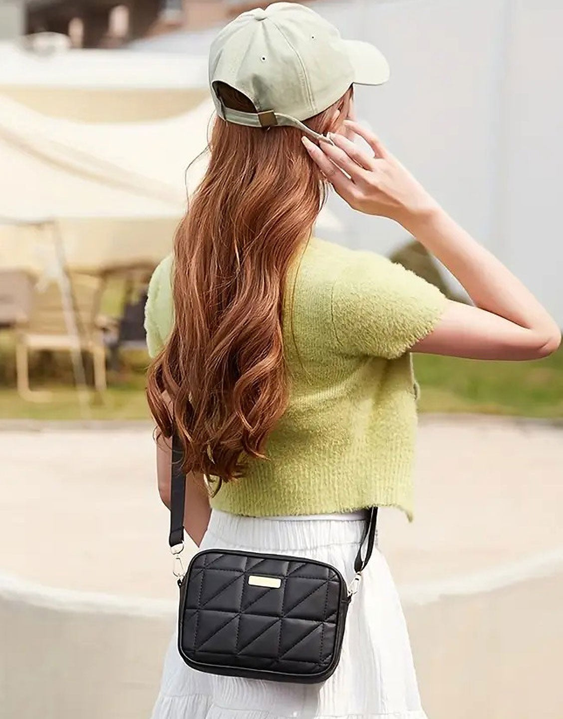 Stylish Black Crossbody Shoulder Bag for Girls