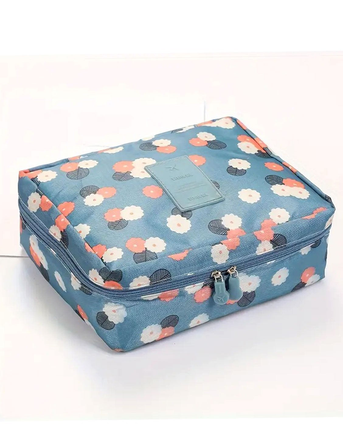 High Quality Flower Print Makeup & Travel Cosmetic Bag