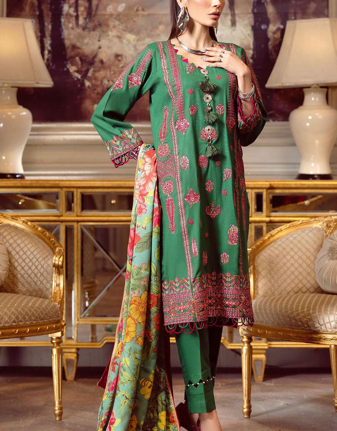 Abrish Classic Lawn Suit 205-B