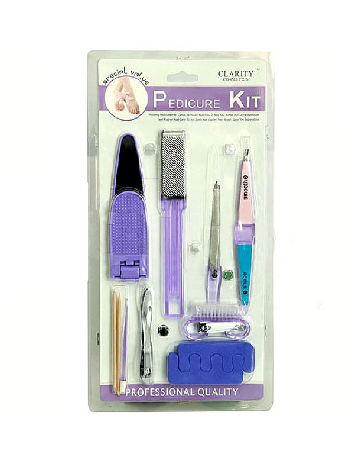 10 Pcs Pedicure Kit