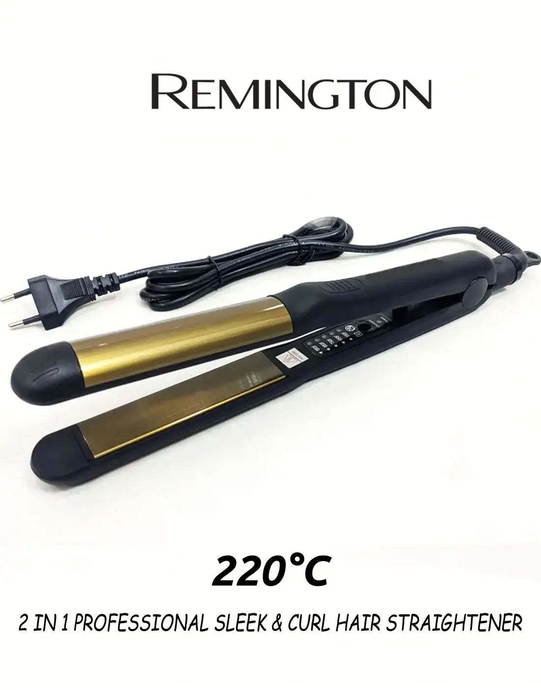 Remington 2 in 1 Hair Straightener & Curler