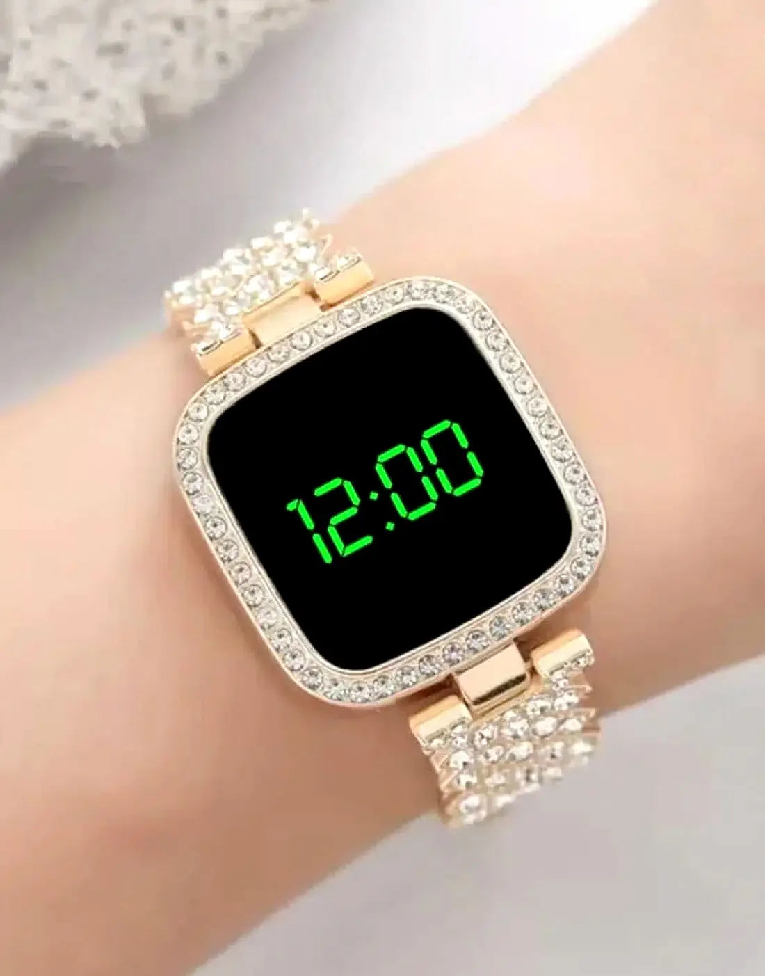 Digital LED Touch Screen Bracelet Watch for Girls