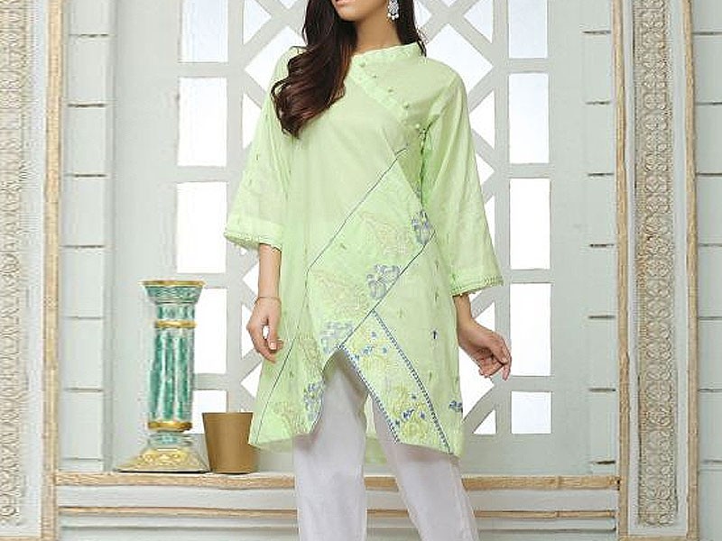 All-Over Print Embroidered Lawn Suit 2024 with Chiffon Dupatta