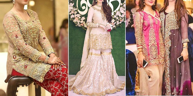 latest pakistani party dresses 2019