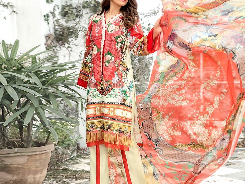 2-Piece Embroidered Linen Dress 2023