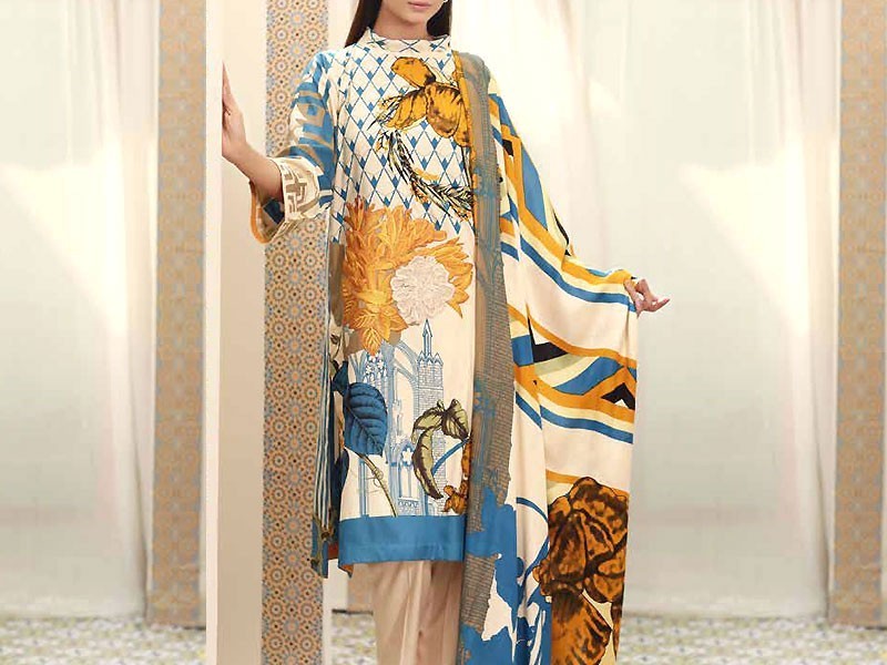 Readymade 2-Piece Embroidered Linen Dress