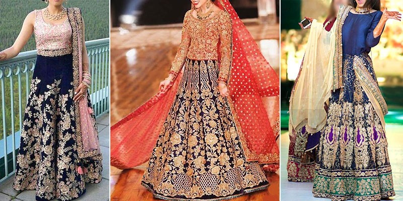 latest pakistani lehenga designs 2019