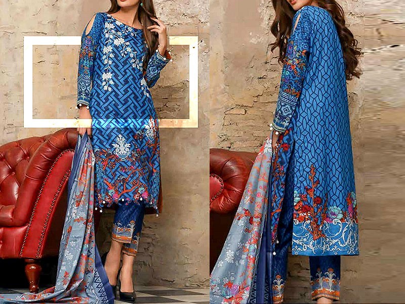  Al-Zohaib Anum Printed Lawn 2018 Vol-1