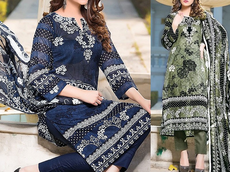 Luxury Heavy Embroidered Lawn Dress 2024 with Embroidered Net Dupatta