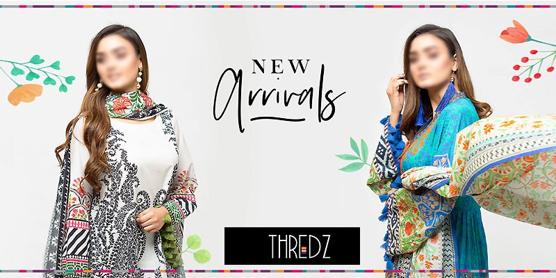 THREDZ Unstitched Summer Lawn Collection 2020