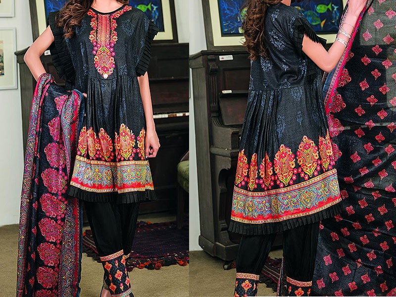 Luxury Heavy Embroidered Lawn Dress 2024 with Embroidered Net Dupatta